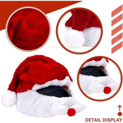 Housse De Casque - Protection Complète Pour Casque Moto Full Face - En Peluche Douce - Taille Unique - 1 Pièce (1/4)