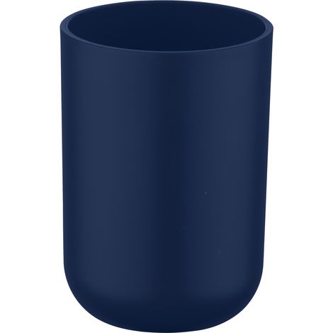 WENKO Bad-Accessoire-Set Brasil Dunkelblau 4-teilig, bruchsicher, Blau, Kunststoff (TPE) dunkelblau (1/5)