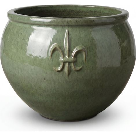 Vaso CLOVIS 53x43cm perla di giada