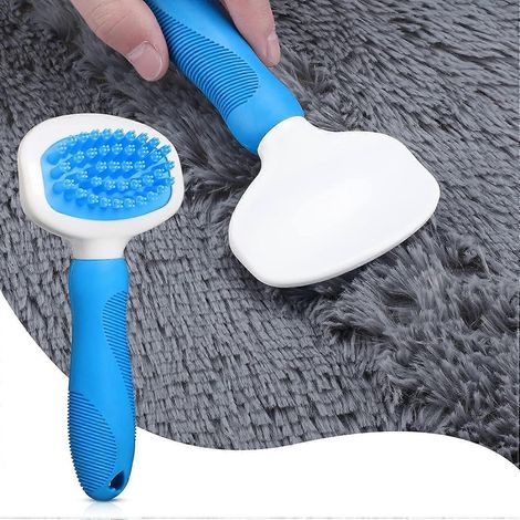 Râteau à tapis pour tapis feutrés, râteau toiletteur pour tapis, râteau à tapis pour aérer les tapis, brosse peigne pour tapis feutrés pour escaliers, couloirs et zones de passage (1/5)