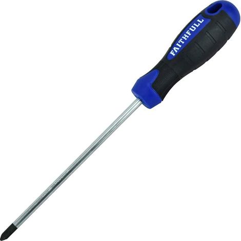 Faithfull Soft Grip Screwdriver Phillips Tip PH2 x 150mm FAISDPH2150