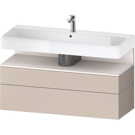 Duravit Collection One Meuble sous-lavabo, 1 tiroir et 1 tiroir,