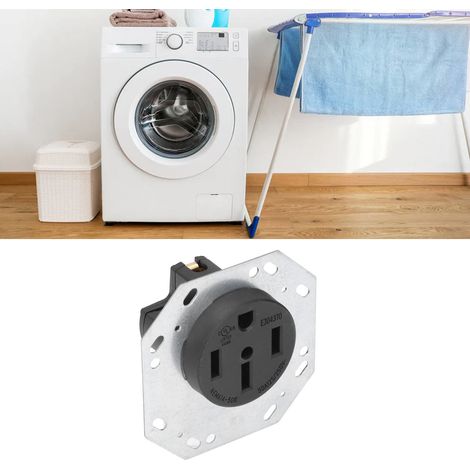 Prise industrielle américaine NEMA L14-50R à quatre trous, fiche droite, 50 A, 125/250 V (1/5)