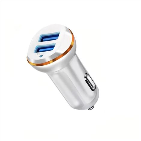 Chargeur de voiture VAMRV pour iPhone, Lightning, 3,4 A 17 W, charge rapide, câble inclus (1/2)