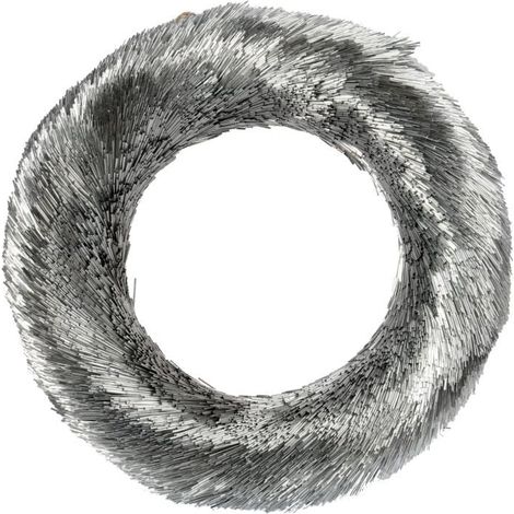 Ghirlanda natalizia decorativa argento 40 cm (1/3)