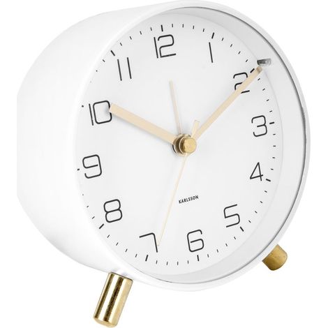 Réveil design vintage rond en métal LOFTY (1/3)