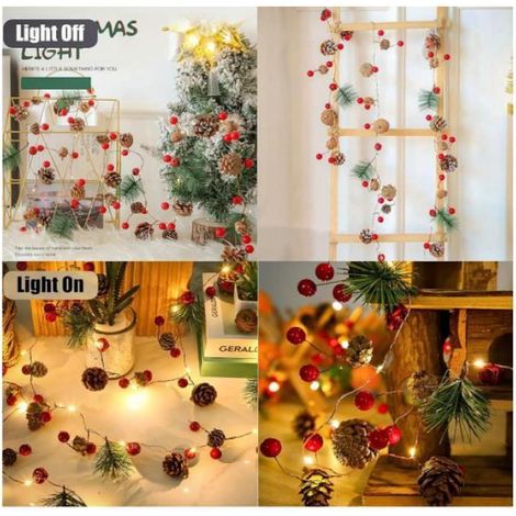 Guirlande Lumineuse - Non spécifié - 2M - 20LED - Piles - Décoration de Noël (1/4)