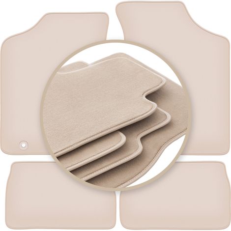 Hochwertige beige Fußmatten für: Peugeot 106 Schrägheck 1991-2003 (1/5)