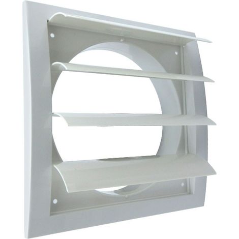 Rejilla de plástico blanca serie QS Blanco 190x190mm D125 Blanco 190x190mm D125 (1/4)