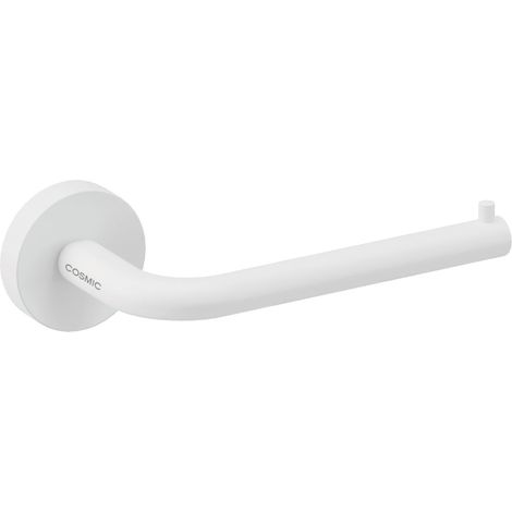 Cosmic Toilet Roll Holder Matte White Geyser (1/4)