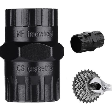 Outil 2 en 1 Démonte Cassette Vélo,Démonte Cassette,Convient pour enlever Les Anneaux de Verrouillage de Tirelire avec 12 Dents et Les Outils de Roue Libre avec 12 Dents (1/5)