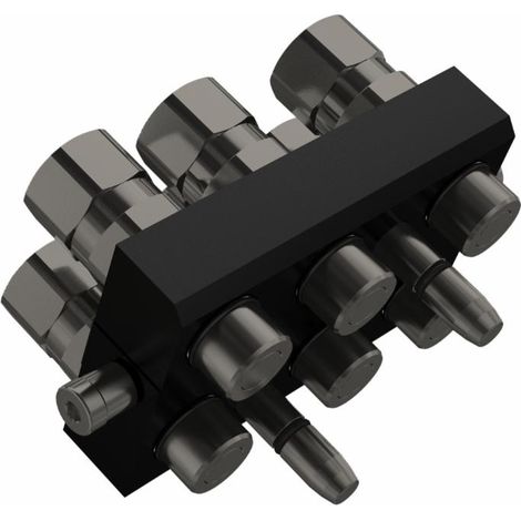 Piastra multiconnessione parte mobile da 1/2" 4 linee Faster