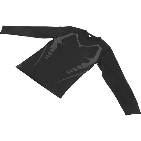 Langärmeliges Kompressions-T-Shirt für Herren, schnelltrocknend, atmungsaktiv und hochelastisch, ideal für Sporttraining (Radfahren, Basketball usw.). (1/5)