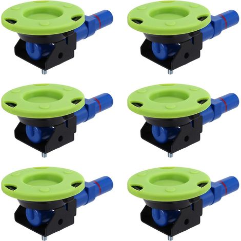 6X Ventouse Concave de 3 Pouces, Ventouse de Pompe à Main Robuste de 75 mm avec Goujon Fileté M6 (1/5)