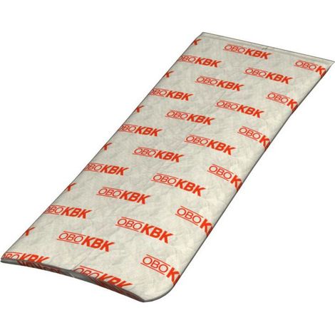 Cojín de protección contra incendios obo-bettermann kbk-1 dimensiones 43x13x8 cm