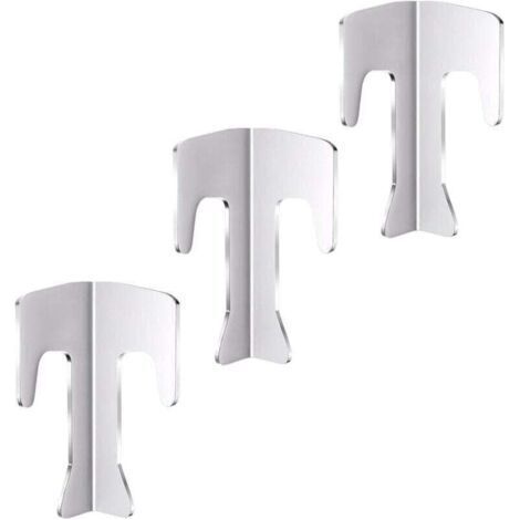 3 Pièces Entretoises Universelles pour Plaques à Feu en Acier Inoxydable, Ensemble d'Entretoises de Plaque de Feu, Entretoise de Barbecue, pour Tonneaux de Feu, Plaques de Barbecue, Barbecues à (1/4)