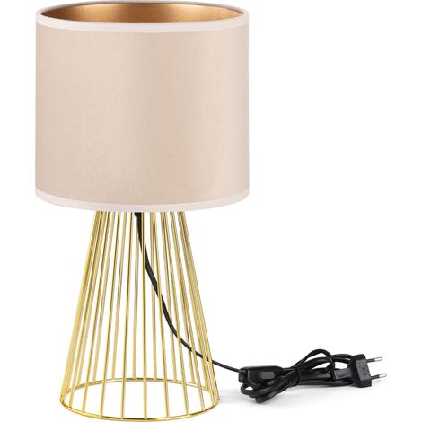 Tornado-Lampe ASBGZ, Samt, Beige-Gold (1/5)