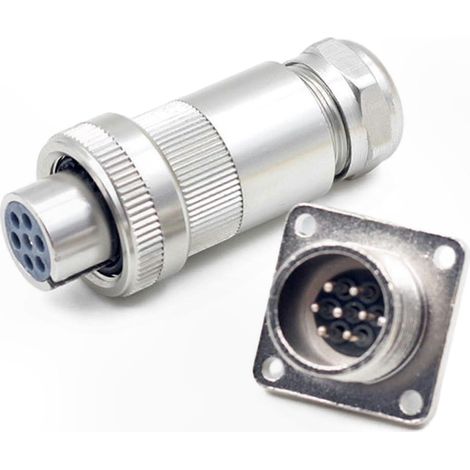 4/7-poliger Solenoidventilanschluss, Proportional-Hydraulikventilbuchse, 7-poliger Luftfahrtanschluss (1/5)