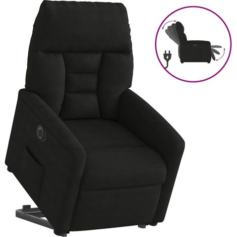 Maison Exclusive - Relaxsessel Aufstehhilfe Elektrisch Schwarz Mi (1/5)