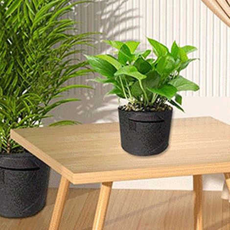 Sac à Plantes Aquatiques Multifonction Réutilisable avec Poignée pour Bassin en Tissu Non Tissé Respirant 8 Pots (1/5)