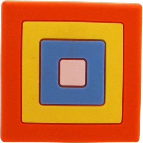 Kindermöbelknopf Quadrat 40 x 40 x 22 mm Gummi (1/3)