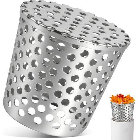 Crapaudine De Gouttière Grille Gouttière Anti Feuilles Filtre De Descentes En Acier Inoxydable Filtre Anti Blocage De Toit Maille Protections pour Maison Avant-Toit Fossé Égout 58-75mm (1/5)
