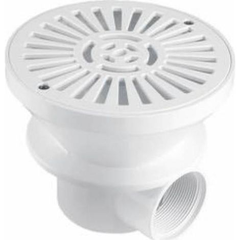 Sumidero Piscina Circular Con rejilla Salida 2" Blanco 01467 Astralpool (1/6)