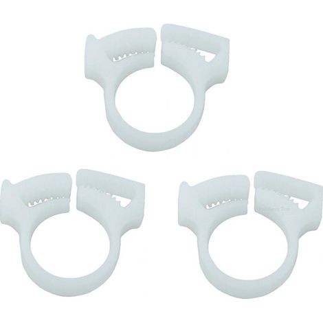 Clip de raccordement B15 pour tuyau de balayage de nettoyeur de piscine B5 (lot de 3) (1/2)