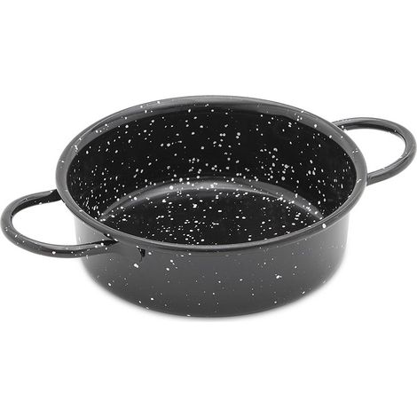 Vaello emaillierte Platte mit Griffen ø12cm