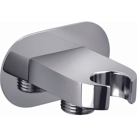 Wandauslaufbogen für Dusche mit Halterung (1/2)