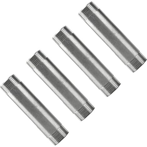 Raccord Mamelon en Acier Inoxydable 304, 3/4 Pouce pour Carburant (1/5)