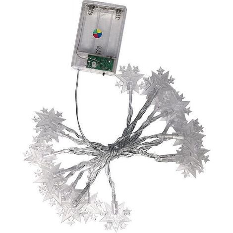 Guirlande Lumineuse Led - Fil De Cuivre Flexible - 20 Ampoules - Alimentation Sur Piles - 30 M - Pour Décoration Intérieure Et Extérieure (1/4)