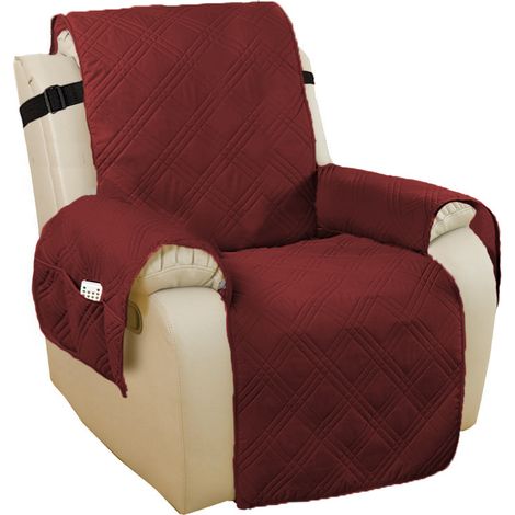 Set de housses de canapé relax 1 pièce : housses de canapé relax imperméables à 100 %, nouveau style, chaudes et antidérapantes, housses de canapé relax lavables pour canapé 3 places (1/4)