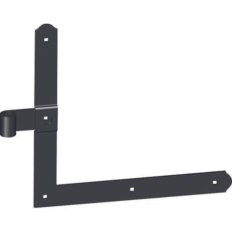 Penture équerre bout festonné - Torbel - 300 x 300 mm