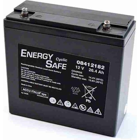 Pb AGM VRLA Batterie Energy Safe Cyclic Serie 12V 26,4Ah C20 (FM5)