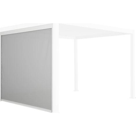 sweeek - Seitenmarkise 3m für bioklimatische Pergola Triomphe 3x4m, 3x6m V1 und 3x3m V2 (1/4)