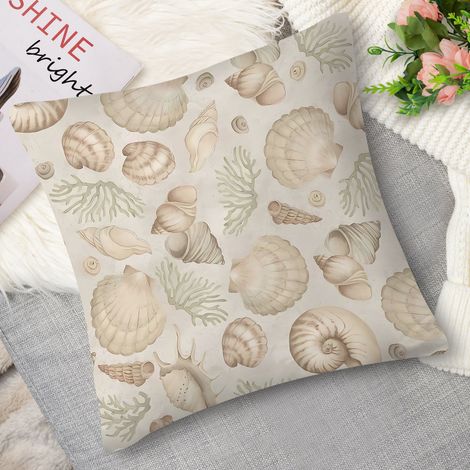 Housse de coussin exploration marine rétro (1/5)