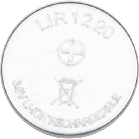 Akyga AKY1933 Batteria ricaricabile a bottone LIR 1220 Li-Ion 9 mAh 3.7 V 1 pz.