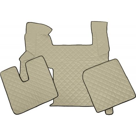 Tappetini per pavimento in pelle MAN TGX automatici (2010-17) beige GP 3861 №1