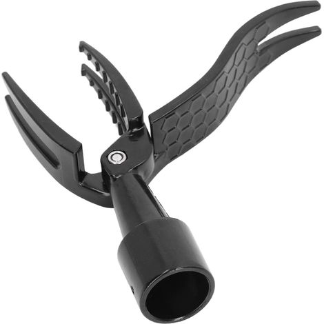 Extracteur de Mauvaises Herbes, Outillage de Jardin Désherbeurs manuels Debout, Outil de Tête de Désherbage Antidérapant à 4 Griffes Désherbeurs manuels en Alliage D'aluminium