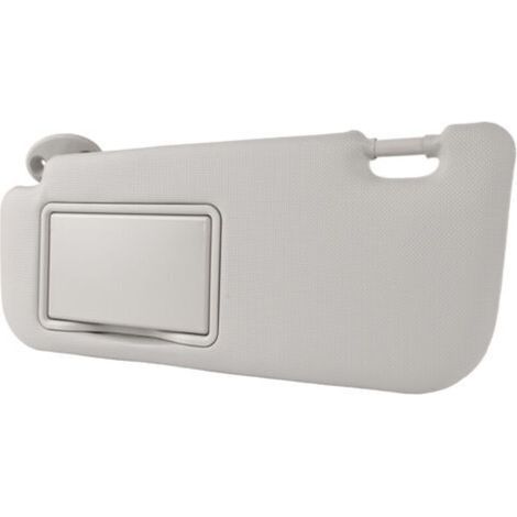 Parasole per auto lato guidatore sinistro, resistente, grigio ad alta durezza con specchietto di cortesia, ricambio per Levin Corolla 14-19 (1/5)