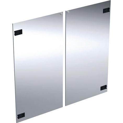 Ensemble de portes courtes, pour le miroir Geberit ONE, largeur : 75 cm