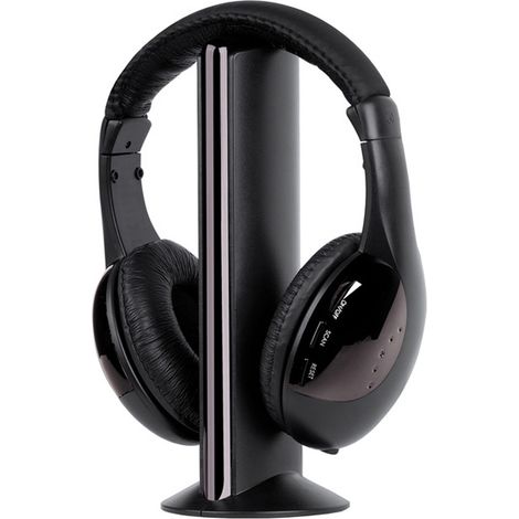 1 Casque radio sans fil, 5 en 1, fréquence 84-108 kHz, pour TV et ordinateur (1/5)