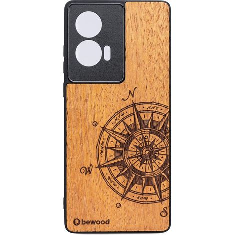 Custodia in legno Bewood per Motorola Edge 50 Fusion TRAVELER MERBAU (1/2)