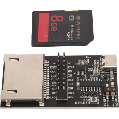 PRO WiFi-Funkübertragungsmodul für Speicherkarten mit 8-GB-Speicherkartenleser für Prus MK3S+ Vorn (1/5)
