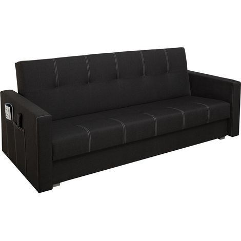 Canapé convertible Edinburg 104, Inari 95, Boîte de literie, 0, 94x212x89cm (1/5)