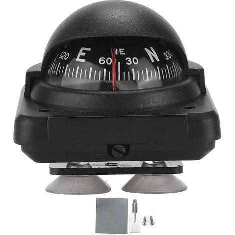 Boussole réglable pliable pour navigation, guidage de direction, support de tableau de bord pour voiture, bateau, camping-car (1/5)