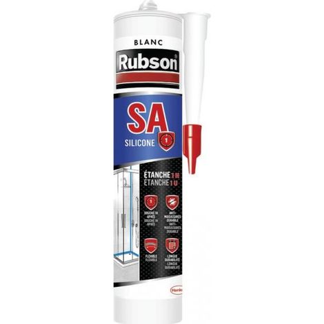 RUBSON - Mastic SA2H sanitaire blanc cartouche 280ml (1/2)