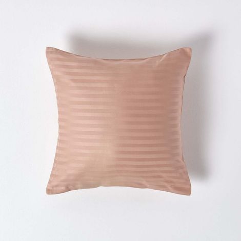 HOMESCAPES Taupe Beige Continental Egyptian Cotton Pillowcase 330 Thread Count, 40 x 40 cm - Taupe Beige