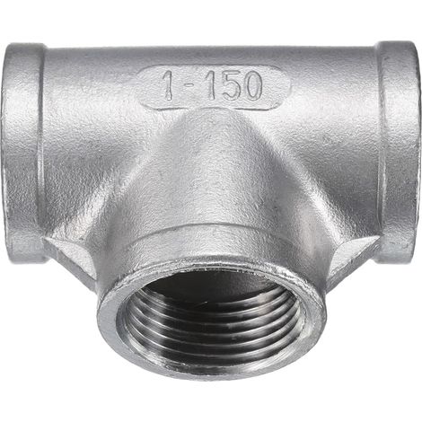 Tee Raccord De Tuyau 1" x 1" x 1" 304 Acier Inoxydable (1/5)